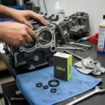 Kit Retén Y Turbina Para Pulsar 200 Ns As Fi Rs Dominar - Imagen 2