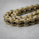 Cadena Reforzada 520h-126 Color Gold Para Moto Dorado - Imagen 5