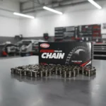 Cadena 520h-120l Tracción Fuerte Y Bajo Ruido Gris