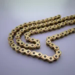 Cadena Reforzada 520h-126 Color Gold Para Moto Dorado - Imagen 4