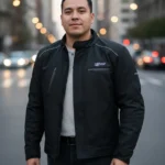 Chamarra Hombre Xtr-2702 (xl) Urbana Moto Negro Impermeable