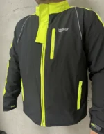 Chamarra Mr Motociclista Hombre 2xl Impermeable Negra Neón - Imagen 4