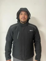 Chamarra Hombre Xtr-2702 (xl) Urbana Moto Negro Impermeable - Imagen 7