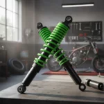 Amortiguadores Hanzo Traseros Verde Para Italika  150z