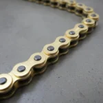 Cadena Reforzada 520h-126 Color Gold Para Moto Dorado - Imagen 3