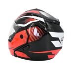 Casco Abatible “M” Hanzo – Certificación DOT, Rojo/Blanco | KTA01150002 - Imagen 2