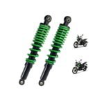 Amortiguadores Posteriores Set x2 (Verde) para Italika 150Z / Universal – Máxima Estabilidad y Diseño Deportivo | KTR17030046 - Imagen 4