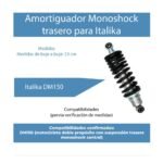 Amortiguador Trasero Monoshock para Motocicleta DM150 – Alta Resistencia y Desempeño Estable | KTR17030092 - Imagen 2