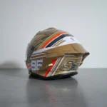 Casco Para Moto Xtr-820 Tribute 96 Oro Naranja Talla Xl Oro-naranja Sólido Mate Xl - Imagen 8