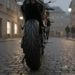 Llanta 100/80-17 Para Motocicleta Deportiva Carretera Negra - Imagen 4